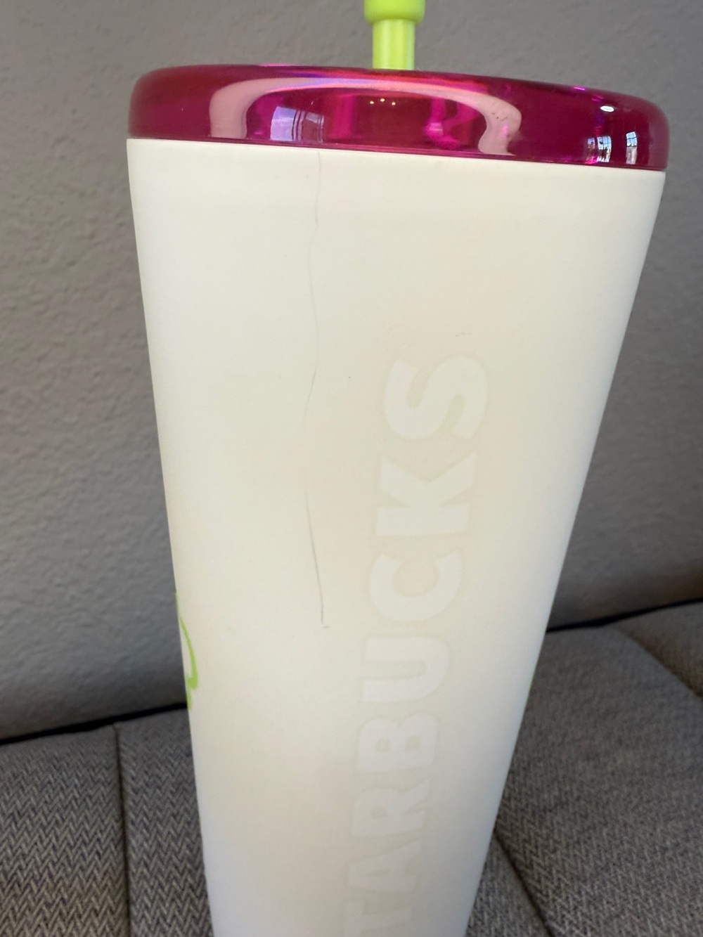 Starbucks Floral Tumbler Bottle, With Flower Straw Topper, 24oz - Picture 7 of 16